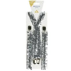 Bretelles à sequins dorées ou argentées L70x2cm - 2 modèles < Gifi Clearance