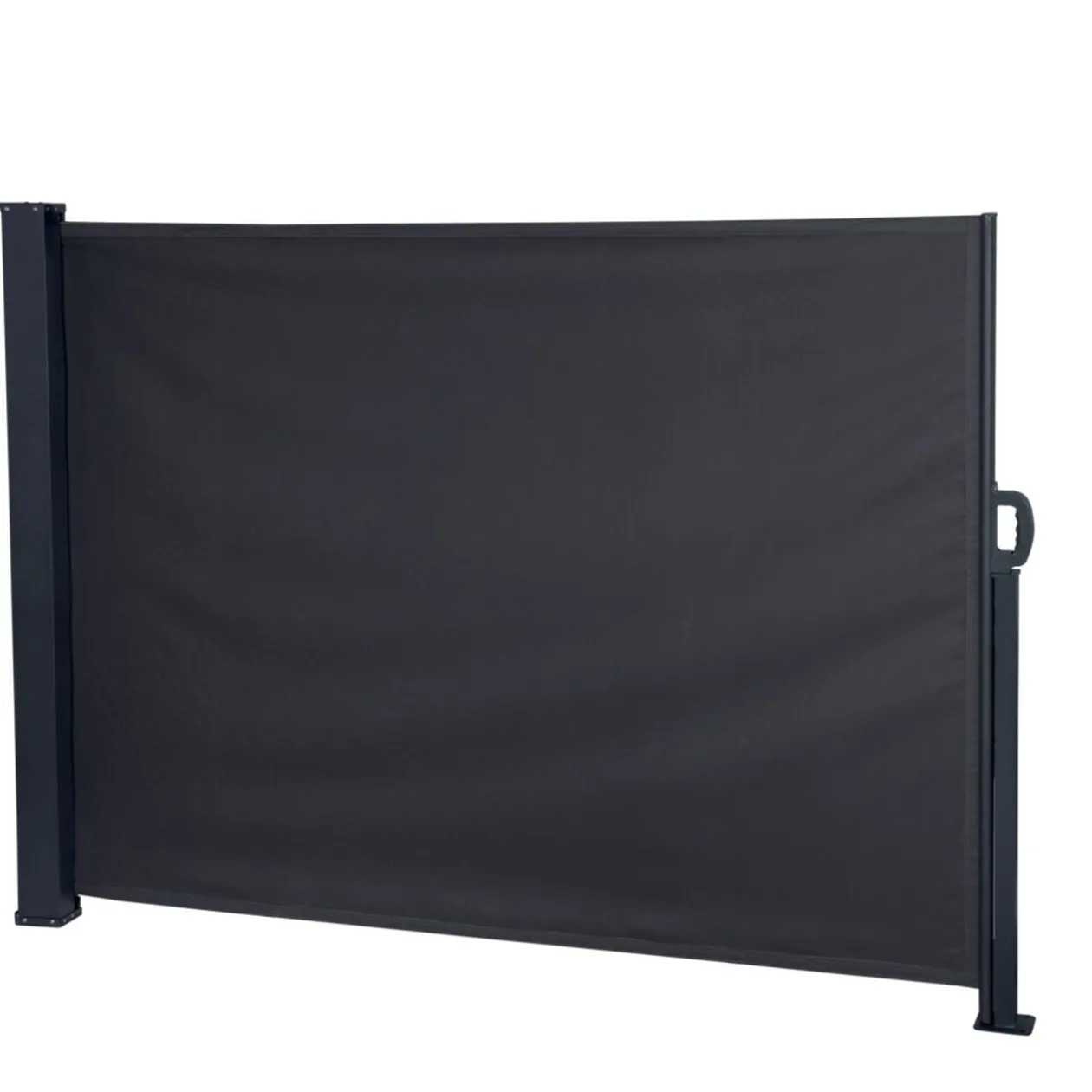 Brise-vue extensible et rétractable noir L300xH140cm