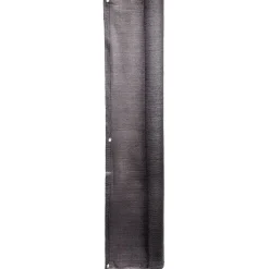 Brise vue toile gris foncé avec oeillets L.500xH.150cm