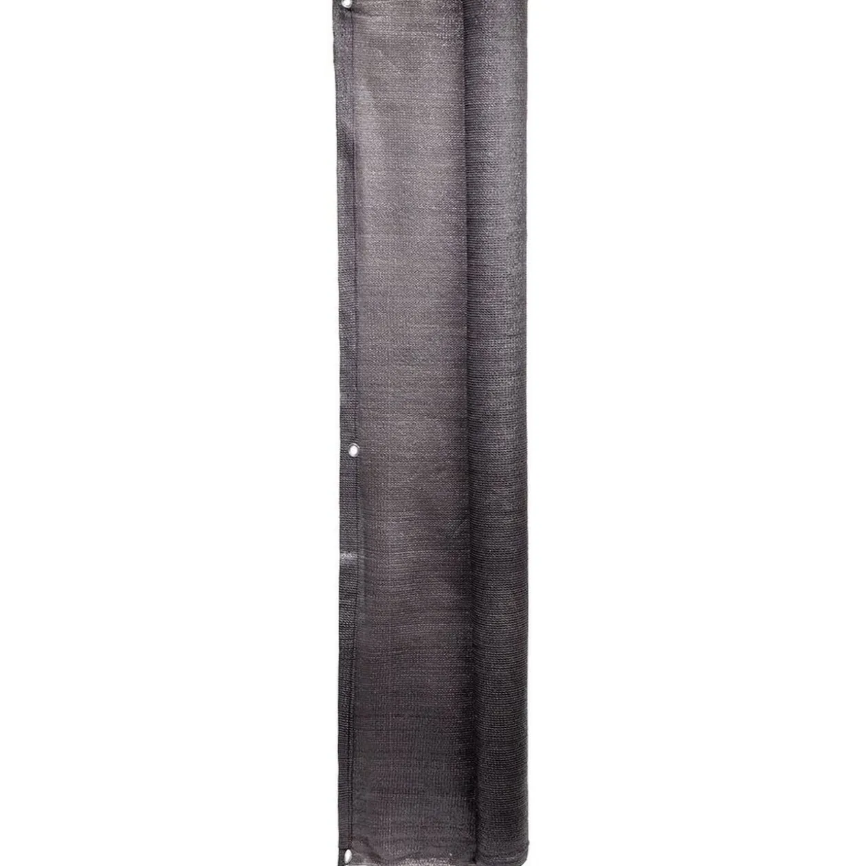 Brise vue toile gris foncé avec oeillets L.500xH.150cm