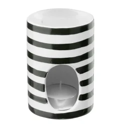 Brûle parfum terre cuite avec 1 galet de cire et 1 bougie Ø7xH10cm (3 modèles) < Gifi Sale