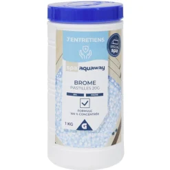 Brome galets désinfectant pastilles 20g Aquaway 1kg < Gifi Online