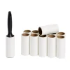 Brosse adhésive avec 12 rouleaux de recharge papier Ø5xH20cm