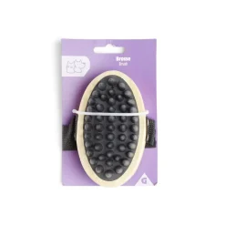 Brosse animal ovale caoutchouc et bambou < Gifi Clearance