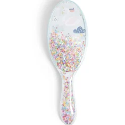 Brosse à cheveux enfant manche étoiles L21cm (2 modèles)