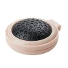 Brosse à cheveux pliable ronde avec miroir Ø6,5cm (3 modèles)