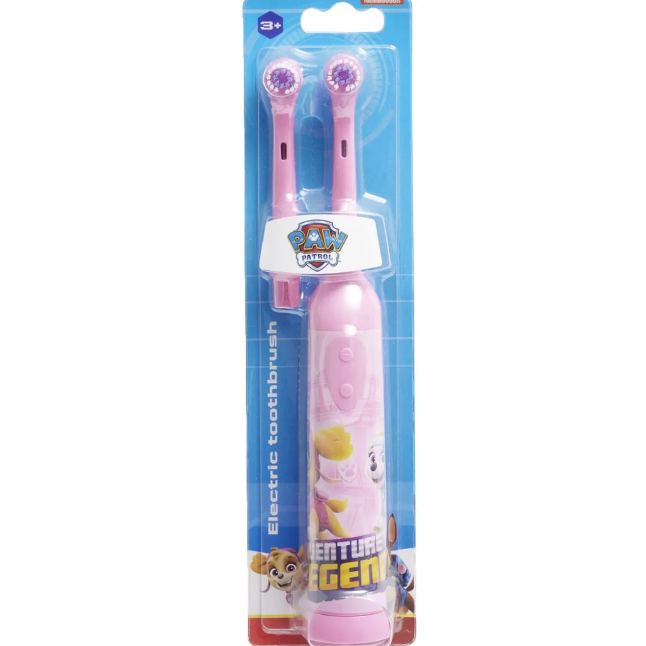 Brosse à dents électrique Pat Patrouille avec 1 brosse recharge garçon ou fille