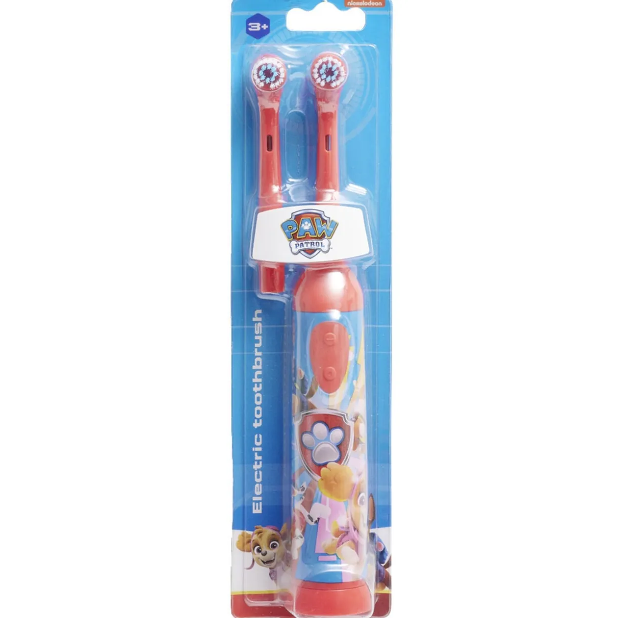 Brosse à dents électrique Pat Patrouille avec 1 brosse recharge garçon ou fille