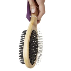 Brosse double face animaux manche bambou < Gifi Clearance