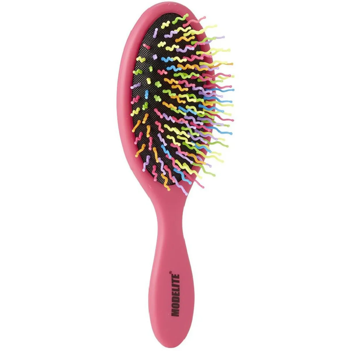 Brosse pneumatique ovale picots perlés pvc multicolore fuchsia < Gifi Clearance