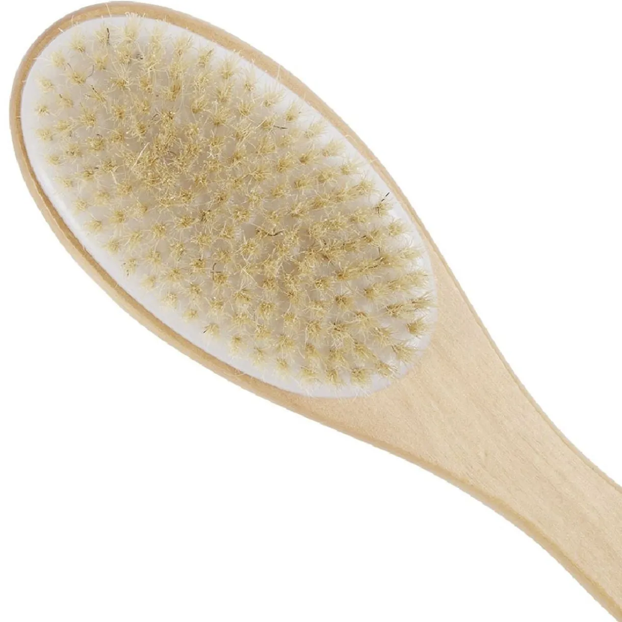 Brosse pour le corps double face bois et laine < Gifi Online