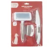 Brosse toilettage animaux et peignes x3