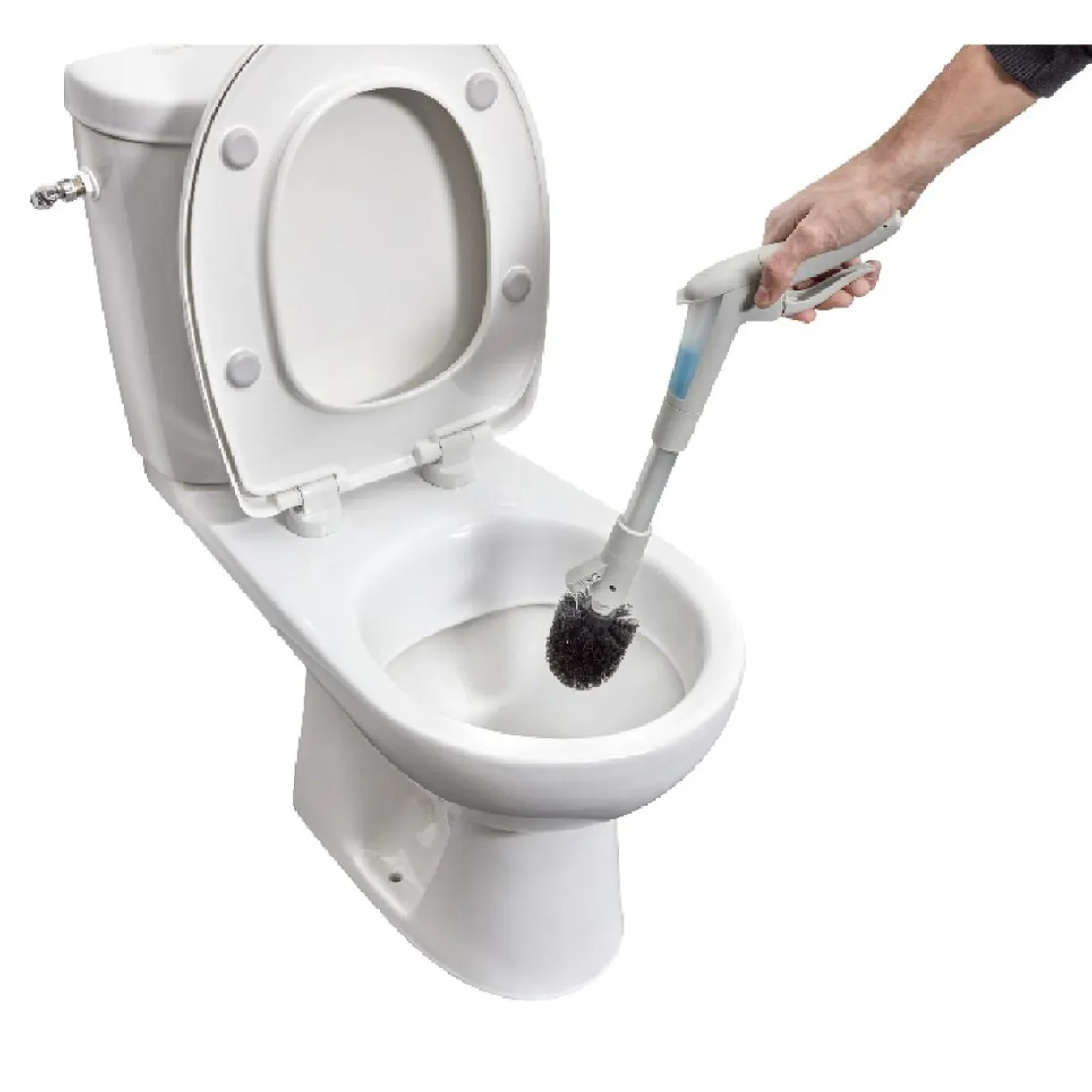 Brosse WC avec spray et recharge < Gifi New