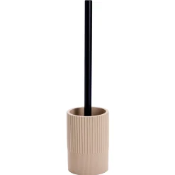 Brosse WC avec support résine stries Ø9,5xH36,5cm (3modèles)