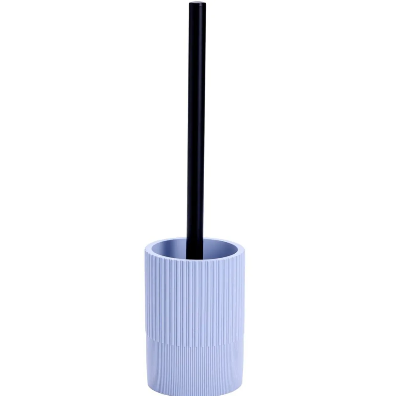 Brosse WC avec support résine stries Ø9,5xH36,5cm (3modèles)