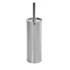 Brosse WC métal gris
