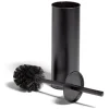Brosse WC métal noir < Gifi Outlet