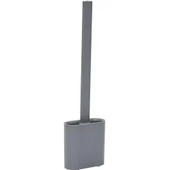 Brosse WC silicone gris