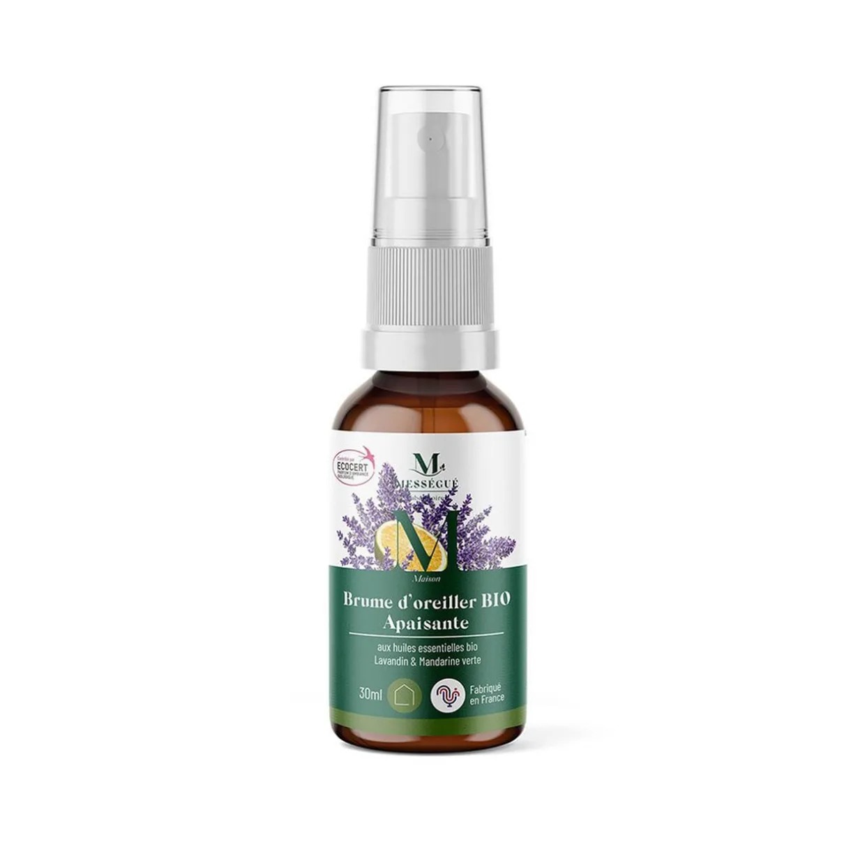 Brume d'oreiller apaisante bio Mességué lavandin et mandarine verte 30ml < Gifi Sale