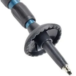 Bâton de marche ajustable aluminium bleu < Gifi Outlet