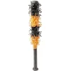 Bâton pour piñata Halloween froufrou orange et noir