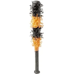 Bâton pour piñata Halloween froufrou orange et noir