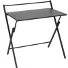 Bureau pliable en bois Pop noir 83x54xH84,5cm