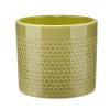Cache pot Capri céramique vert pistache Ø13.5xH12cm < Gifi Online