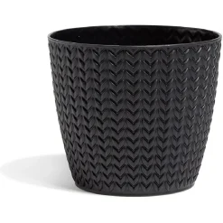 Cache pot chevron en plastique ø 13cm