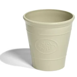 Cache pot motif provençal plastique beige Ø30xH30cm < Gifi Discount