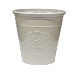 Cache-pot provence 75L plastique gris Ø55xH53cm < Gifi Best