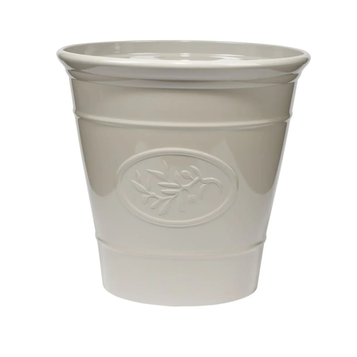 Cache-pot provence 75L plastique gris Ø55xH53cm < Gifi Best