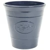 Cache pot provence plastique gris foncé Ø17xH17cm