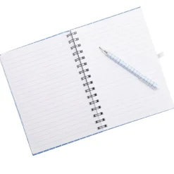 Cadeau merci pour cette année carnet avec stylo 17x22cm (3 modèles)