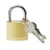 Cadenas x2 en fer doré 30mm avec 2 clés < Gifi Online