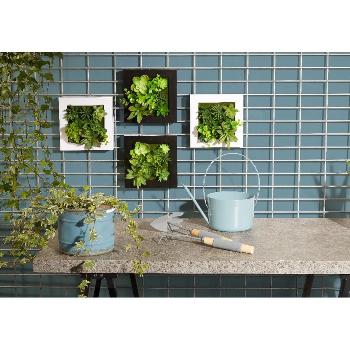 Cadre avec plante artificielle décoration murale < Gifi Best