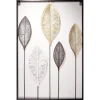 Cadre déco 5 feuilles en métal L53,5xH81,5 cm < Gifi Sale