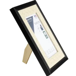 Cadre Palma bois noir 16,8x1,8x21,8cm pour photo 10x15cm < Gifi Best
