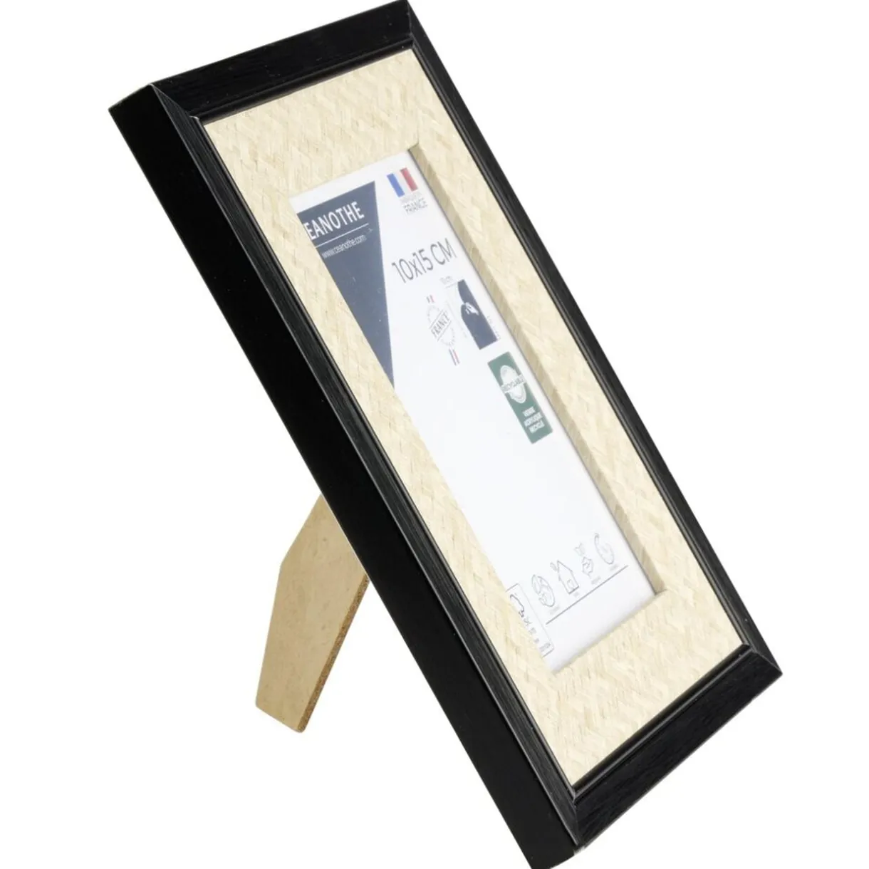 Cadre Palma bois noir 16,8x1,8x21,8cm pour photo 10x15cm < Gifi Best