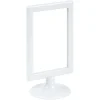 Cadre photo blanc double face 12xH21.5cm pour photo 10x15cm < Gifi Hot