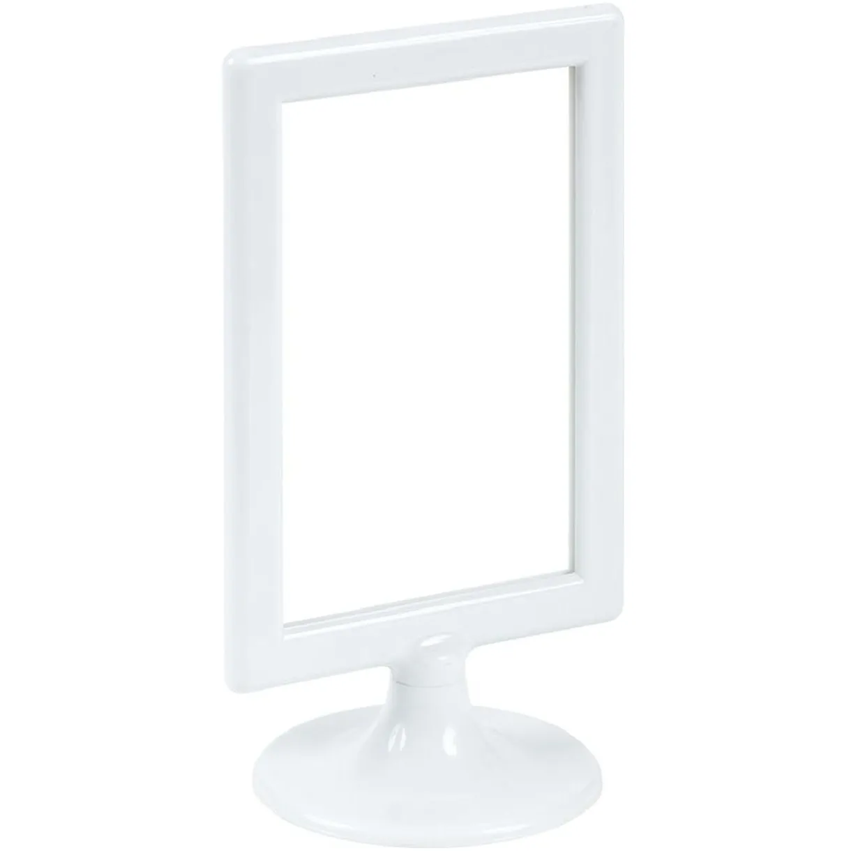 Cadre photo blanc double face 12xH21.5cm pour photo 10x15cm < Gifi Hot