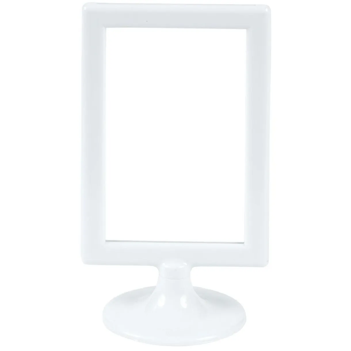 Cadre photo blanc double face 12xH21.5cm pour photo 10x15cm < Gifi Hot