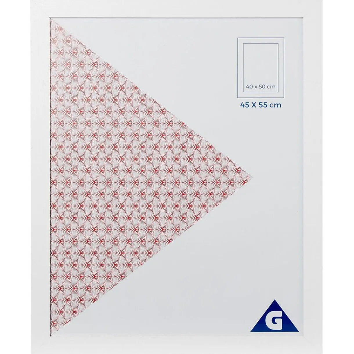 Cadre photo blanc 1 vue 40 x 50 cm < Gifi Discount