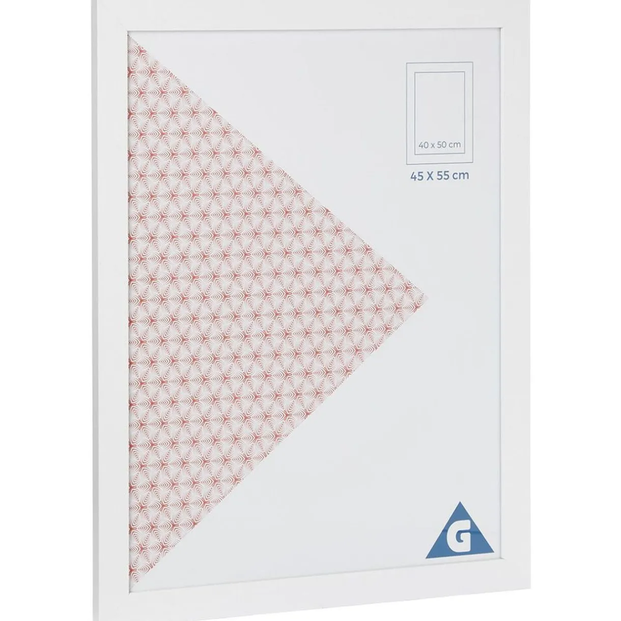 Cadre photo blanc 1 vue 40 x 50 cm < Gifi Discount