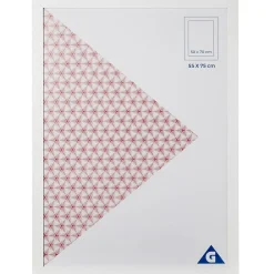 Cadre photo blanc 55x75cm pour photo 50x70cm