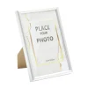 Cadre photo bois argenté pour photo 10x15cm