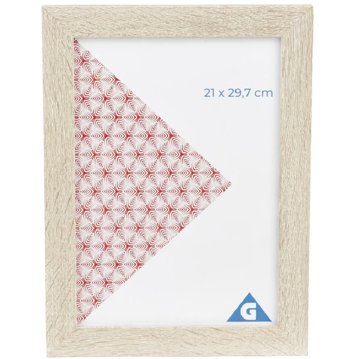 Cadre photo bois blanchi 26x34cm pour photo 21x29,7cm < Gifi