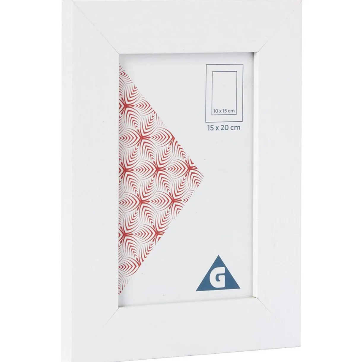 Cadre photo bois blanc 15x20cm pour photo 10x15cm < Gifi New