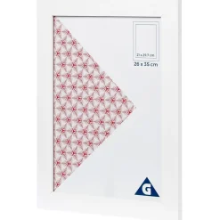 Cadre photo bois blanc 26x35cm pour photo 21x29,7cm < Gifi Online