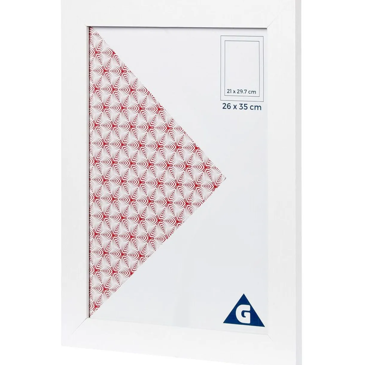 Cadre photo bois blanc 26x35cm pour photo 21x29,7cm < Gifi Online